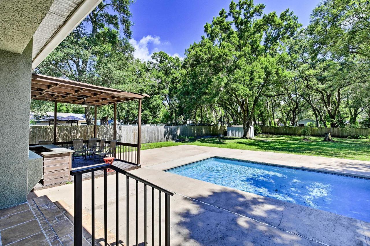 Tampa Oasis With Pool About 7 Mi To Busch Gardens! Villa Esterno foto